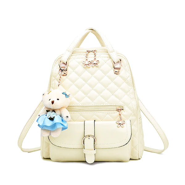 stylish solid backpack