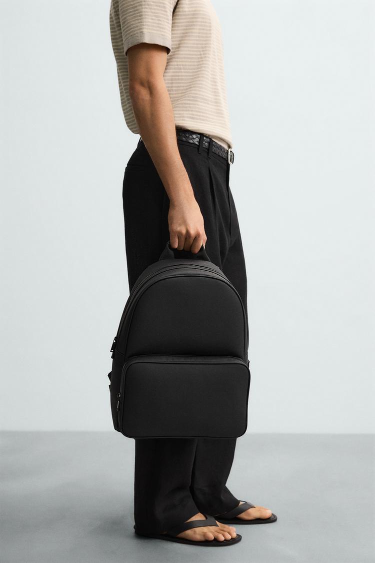 RUBBERIZED TEXTURE BACKPACK