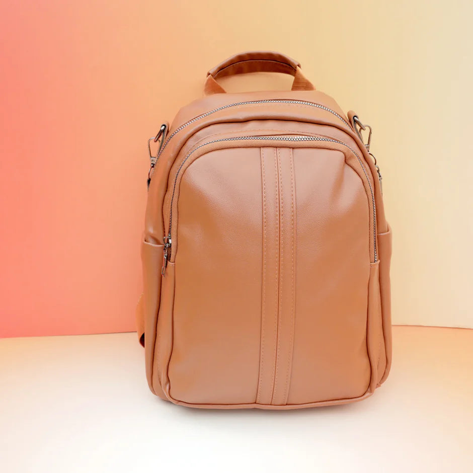 Leather Travel Backpack