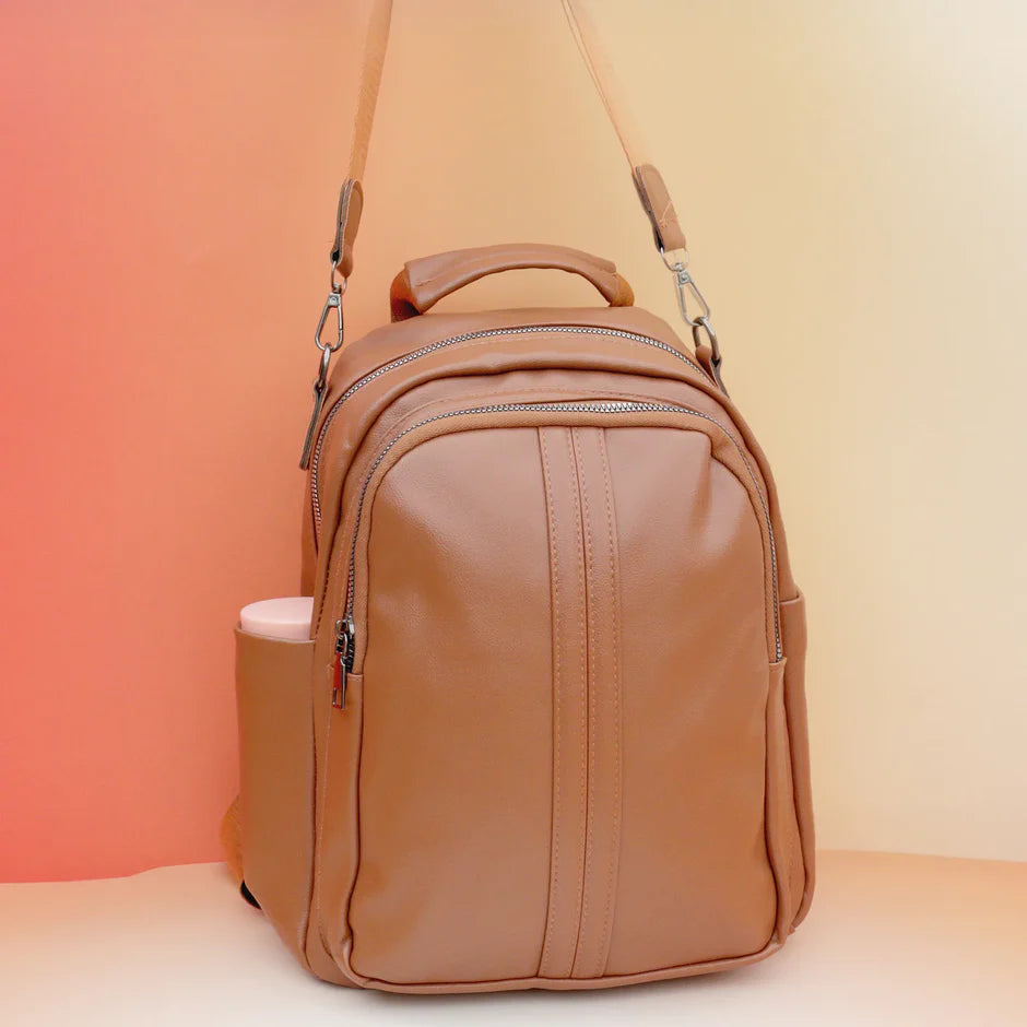 Leather Travel Backpack